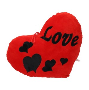 PODUSZKA SERCE CZERWONE LOVE NA WALENTYNKI 43CM