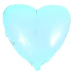 BALON 18" SERCE NIEBIESKIE