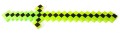 Diamentowy miecz z gry Minecraft