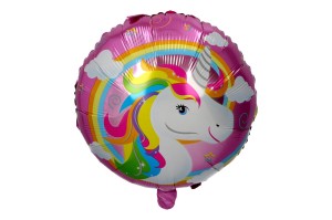 BALON 18" JEDNOROŻEC RÓŻOWY
