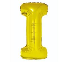 BALON 100CM LITERKA ZŁOTA I