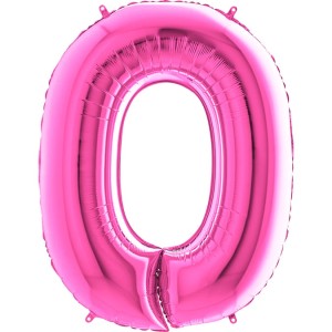 BALON 100CM CYFRA FUXIA GRABO 0
