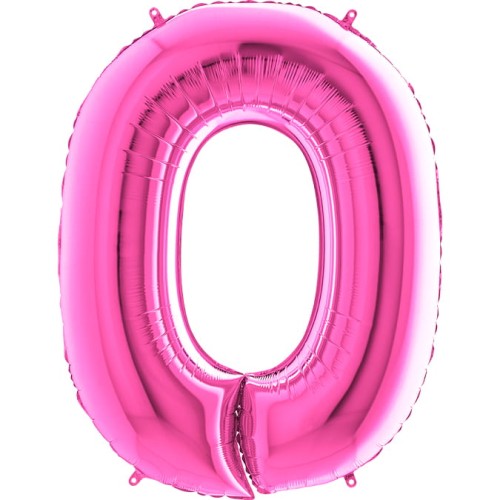 balon cyfra 100cm cyfra 0