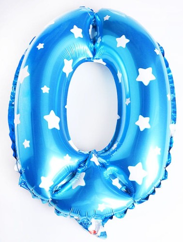 balon foliowy cyfra 0